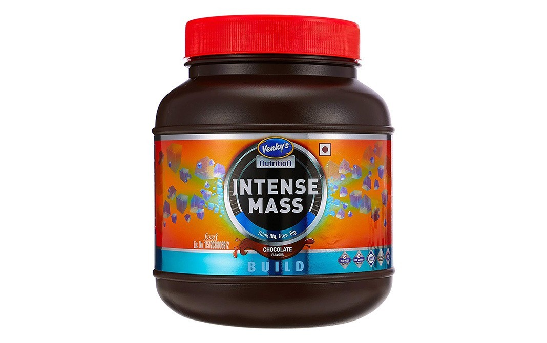 Venky's Intense Mass Build, Chocolate Flavour   Plastic Jar  1 kilogram